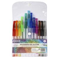 Glitterpennen voor kinderen - 12x stuks - neon en metallic gekleurde gelpennen Glitterpennen voor kinderen - 12x stuks - neon en metallic gekleurde gelpennen