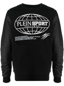 Plein Sport sweat Global Express Edition en coton - Noir