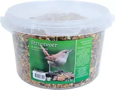 Boon 4-seizoenen strooivoer, emmer a 2.5 liter.