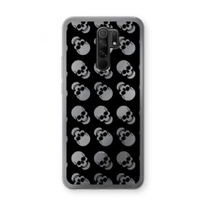Musketon Skulls: Xiaomi Redmi 9 Transparant Hoesje
