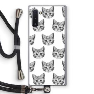 Kitten: Samsung Galaxy Note 10 Transparant Hoesje met koord
