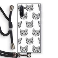 Kitten: Samsung Galaxy Note 10 Transparant Hoesje met koord