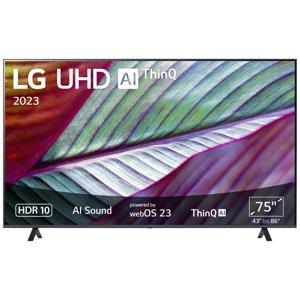 LG Electronics 75UR78006LK.AEUD LCD-TV 190 cm 75 inch Energielabel F (A - G) CI+*, DVB-C, DVB-S2, DVB-T2, WiFi, UHD, Smart TV Zwart