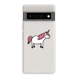 Eenhoorn: Google Pixel 6 Pro Transparant Hoesje