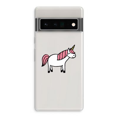 Eenhoorn: Google Pixel 6 Pro Transparant Hoesje