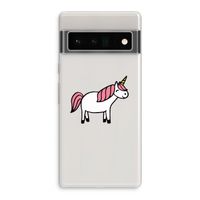 Eenhoorn: Google Pixel 6 Pro Transparant Hoesje
