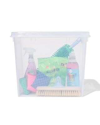HEMA Opbergbox London transparant 52L