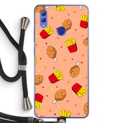 Chicken 'n Fries: Honor Note 10 Transparant Hoesje met koord