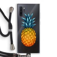 Grote ananas: Samsung Galaxy Note 10 Plus Transparant Hoesje met koord