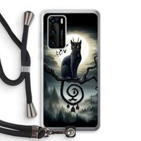 Moonlight Companions: Huawei P40 Transparant Hoesje met koord