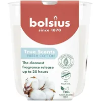 Bolsius geurglas small true scents fresh cotton Bolsius geurglas small true scents fresh cotton