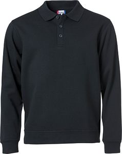 Clique 021032 Basic Polo Sweater - Zwart - 5XL