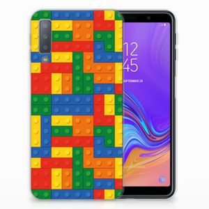 Samsung Galaxy A7 (2018) TPU bumper Blokken