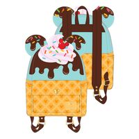 Disney by Loungefly Backpack Mickey and Minnie Sweets Ice Cream Disney by Loungefly Backpack Mickey and Minnie Sweets Ice Cream