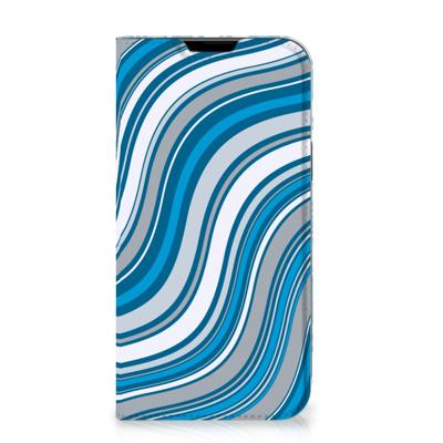 Apple iPhone 14 Plus | Hoesje met Magneet | Waves Blue