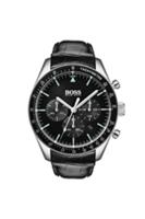 Horlogeband Hugo Boss HB1513625 / HB-330-1-27-3093 / HB650603093 Leder Zwart