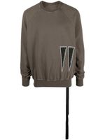 Rick Owens DRKSHDW sweat à patch logo - Gris - thumbnail