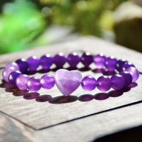 Amethist hart armband - nieuw3 - Spiritueelboek.nl