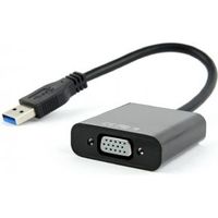 Gembird AB-U3M-VGAF-01 USB 3.0 VGA DB15F Zwart kabeladapter/verloopstukje