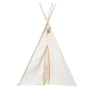 Atmosphera Tipi speeltent voor kinderen - 120 x 120 x 160 cm - beige - wigwam