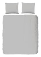 Good Morning Dekbedovertrek "uni dessin" - Grijs - (240x200/220 cm) - Katoen