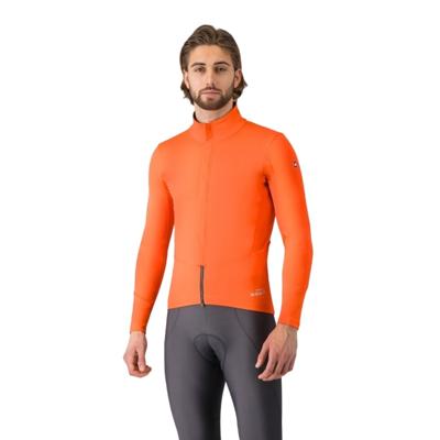 Castelli Perfetto air jacket lange mouw brilliant orange heren XXL