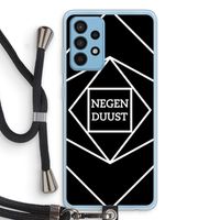 Negenduust geometrisch: Samsung Galaxy A52 Transparant Hoesje met koord Negenduust geometrisch: Samsung Galaxy A52 Transparant Hoesje met koord