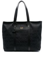 Moschino sac cabas Fantasia à logo imprimé - Noir