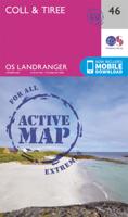 Wandelkaart - Topografische kaart 46 Landranger Active Coll / Tiree | Ordnance Survey