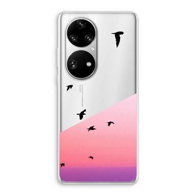 Fly away: Huawei P50 Pro Transparant Hoesje