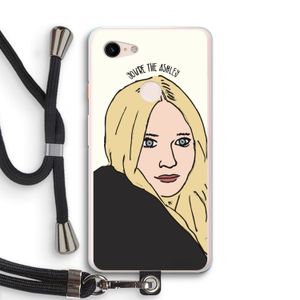 Ashley: Pixel 3 XL Transparant Hoesje met koord