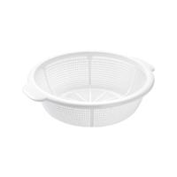 Plasticforte Keuken vergiet - wit - 35 x 31 x 10 cm - kunststof - afgieten
