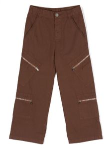 JACQUEMUS L'ENFANT pantalon en coton à poches cargo - Marron