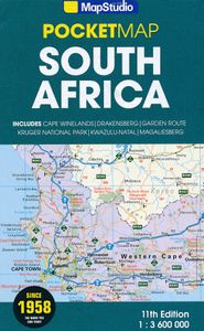 Wegenkaart - landkaart Pocket map South Africa Zuid Afrika | MapStudio