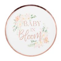 Floral Baby In Bloom Bordjes (8st)