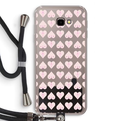 Ass 'n Titties: Samsung Galaxy J4 Plus Transparant Hoesje met koord
