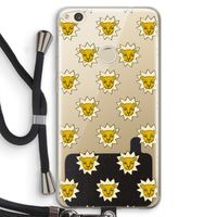 Leeuwenkoppen: Huawei Ascend P8 Lite (2017) Transparant Hoesje met koord Leeuwenkoppen: Huawei Ascend P8 Lite (2017) Transparant Hoesje met koord