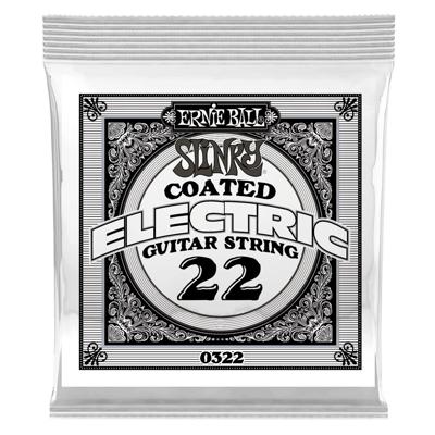 Ernie Ball 0322 Coated Nickel Wound .022 Losse Snaar - Per Stuk Ernie Ball 0322 Coated Nickel Wound .022 Losse Snaar - Per Stuk