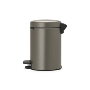 Brabantia newIcon pedaalemmer 3 liter met kunststof binnenemmer - Platinum