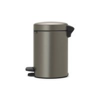 Brabantia newIcon pedaalemmer 3 liter met kunststof binnenemmer - Platinum - thumbnail