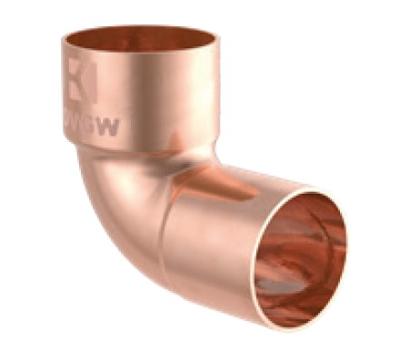 Kirchhoff Koperen bocht 90°, blank, 22 mm, 1 socket (5092) - 989264017