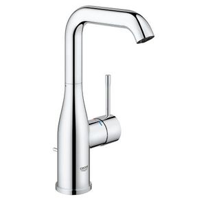 Grohe Essence New L-size wastafelkraan met waste Chroom