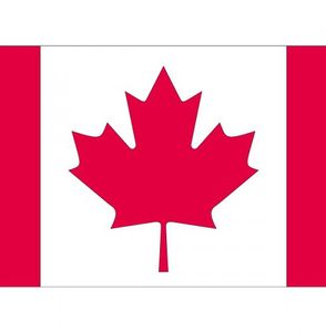 Stickers van de Canadese vlag