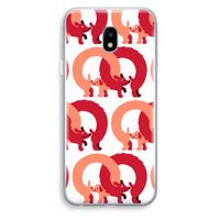 Dogs: Samsung Galaxy J3 (2017) Transparant Hoesje