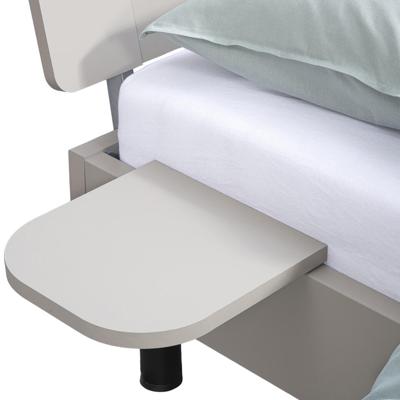 2e Halve Prijs Leen Bakker - Bedplankje Nova - Kiezelkleur - 2 Stuks - Spaanplaat - Beige#Taupe - 30x2.2x29.8 Cm