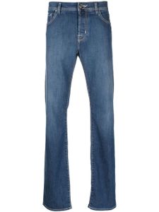 Jacob Cohën logo-embroidered straight-leg jeans - Bleu