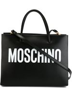 Moschino sac à main à logo - Noir - thumbnail