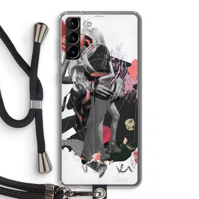 Dissimulation du réel: Samsung Galaxy S21 Plus Transparant Hoesje met koord