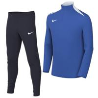 Nike Academy Pro 24 Trainingspak 1/4-Zip Kids Blauw Wit - thumbnail