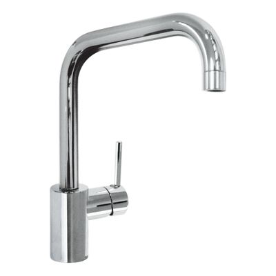 Keukenkraan Tres Max | Opbouw | 360° Draaibaar | Mengkraan | 1-hendel | Rond | Chroom